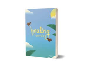 Healing Words poetry book cover